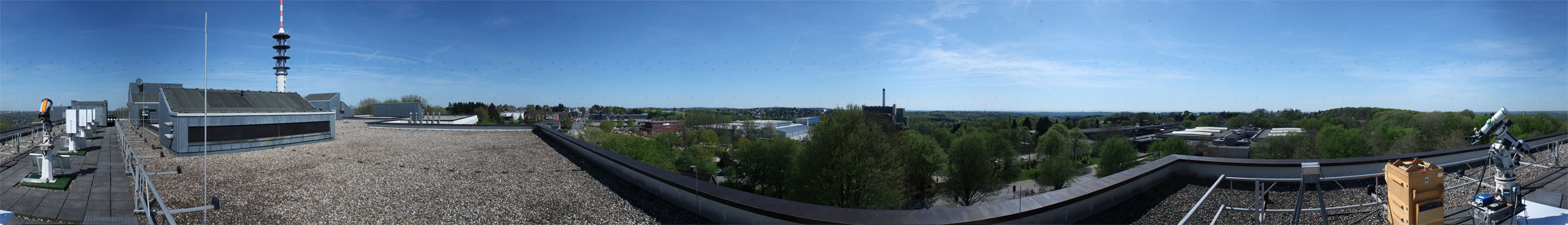 360°-Panorama der Sternwarte, Standort neben Insel 1