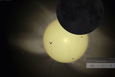 Magisches Himmelsschauspiel: Wenn ein Drache an der Sonne knabbert